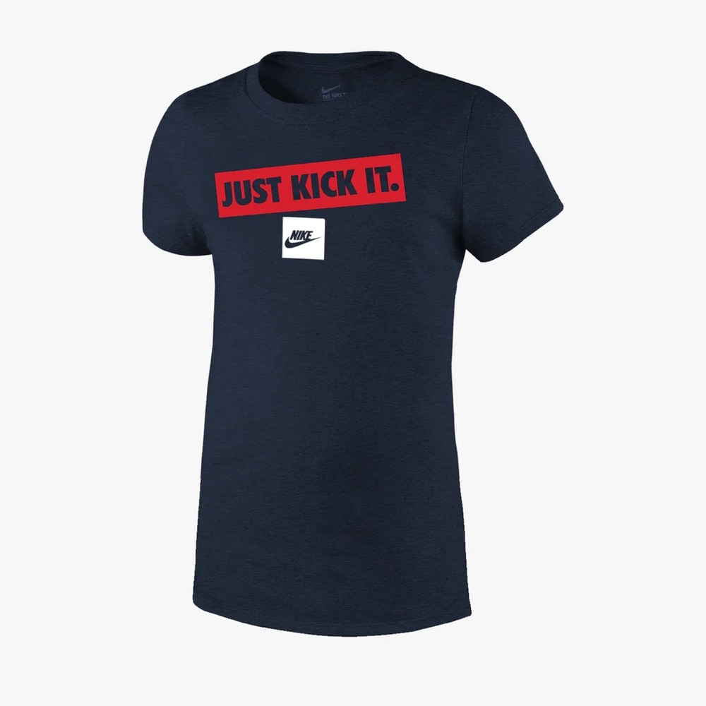 Just kick it Nike tee shirt(white color)